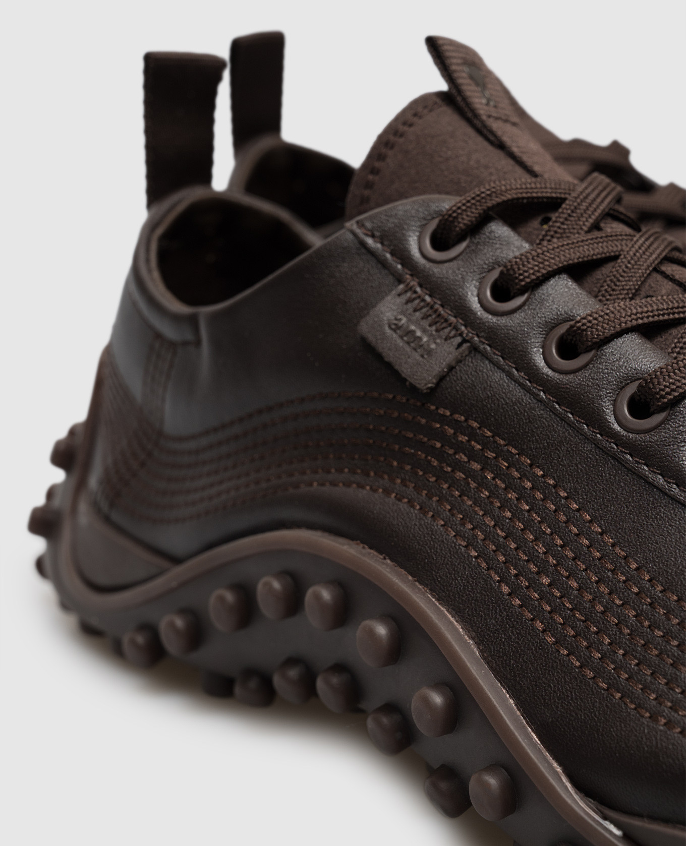 Mirage brown leather sneakers Ami Paris 5