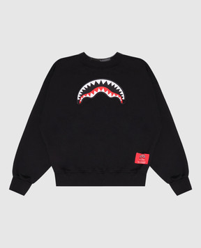 Sprayground Children's black sweatshirt Turn Around SPY1540GBLK