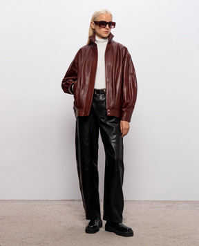ARMA Black leather pants Ece 010L26605602
