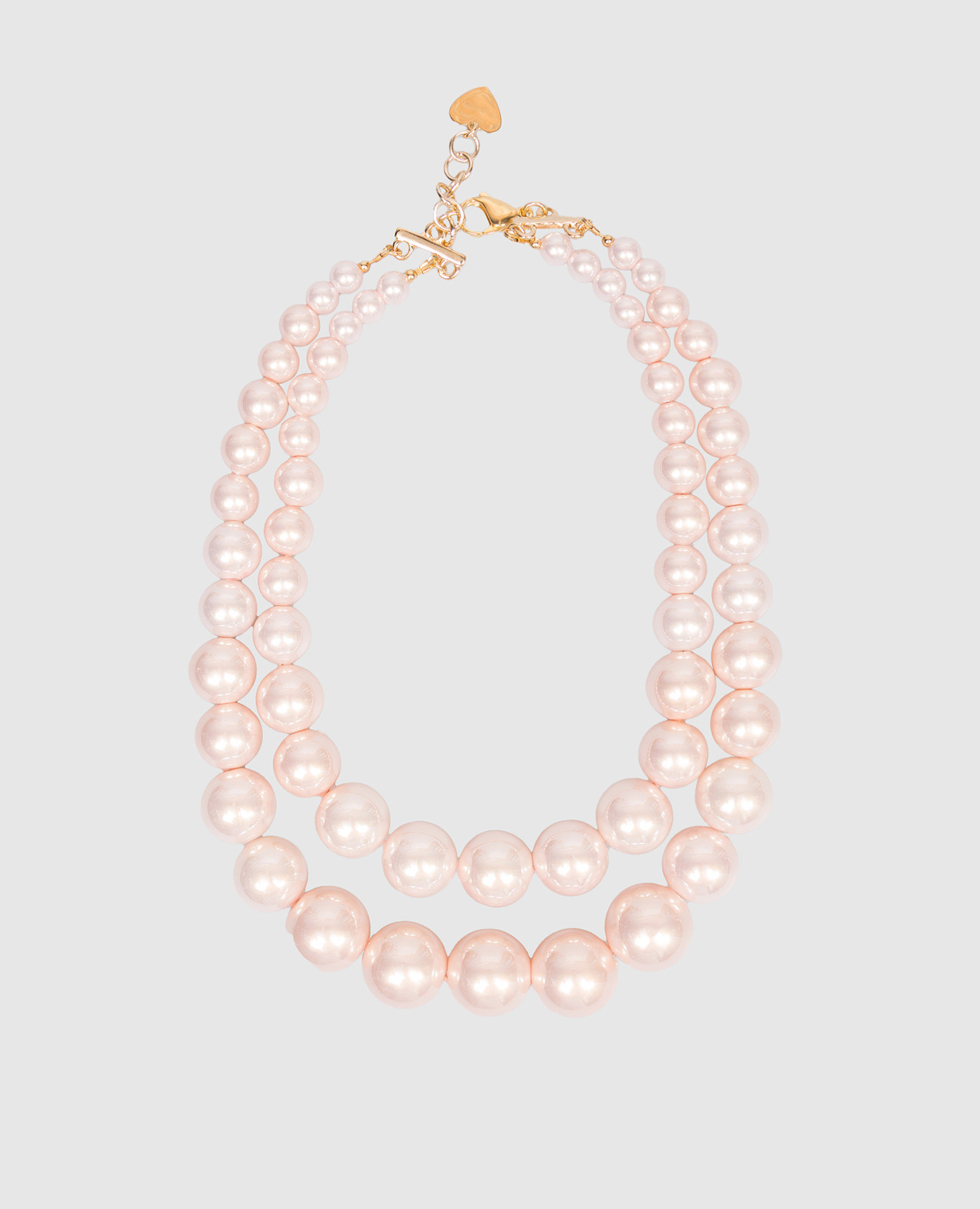 

Pink double layer necklace Dolman Bijoux