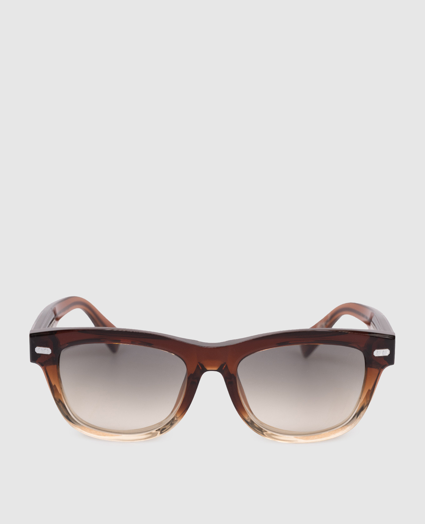 

Stanley J brown sunglasses with logo engraving Brunello Cucinelli