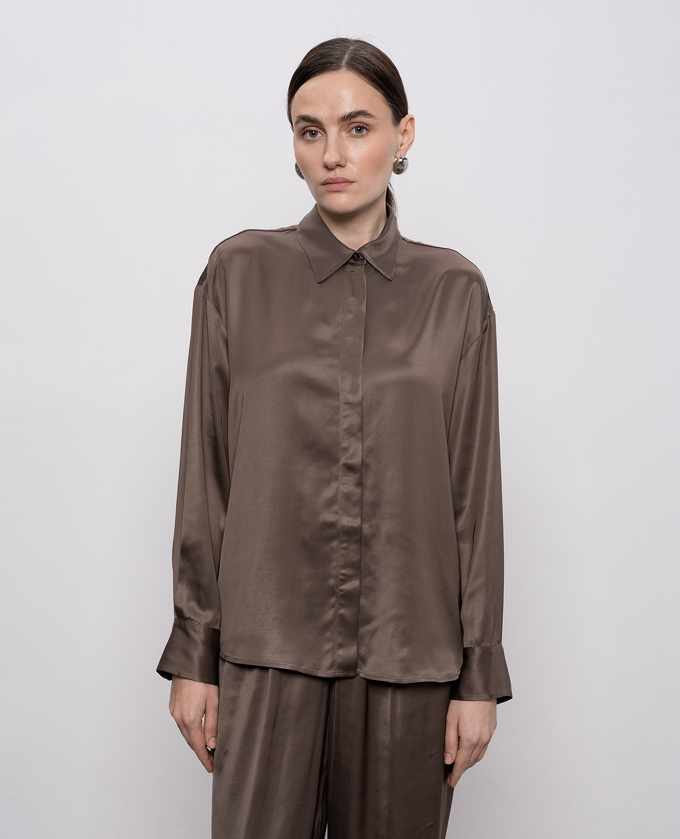 

Brown blouse Peserico