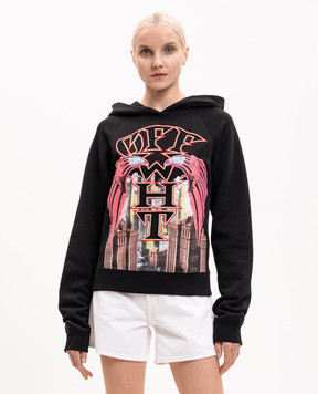 Off-White Black Starcity hoodie 29E00294T