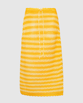 Simkhai Welles yellow knitted skirt 3263025SW