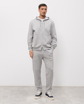Brunello Cucinelli Melange grey sports jacket MM8319069G