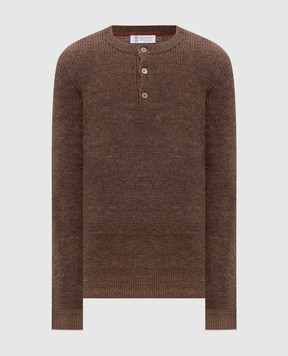 Brunello Cucinelli Brown linen jumper M2L707711