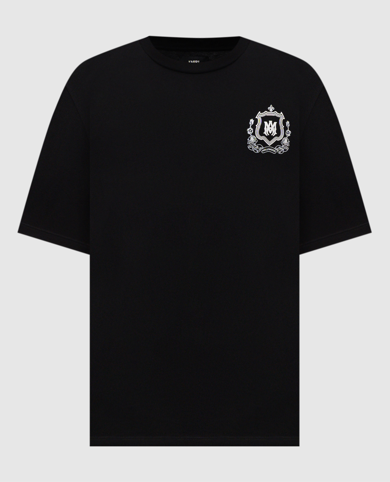 

Black T-shirt with logo AMIRI
