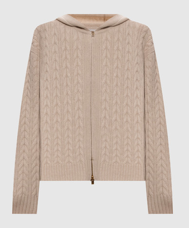 Beige cashmere sports jacket