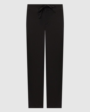 Dolce&Gabbana Black pants with wool GP264TFUZFG