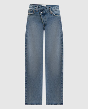 AGOLDE Criss Cross Blue Distressed Jeans A3171885