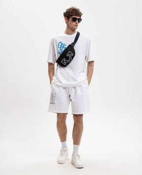 Off-White White T-shirt with branded print 44MAA120S26J00F