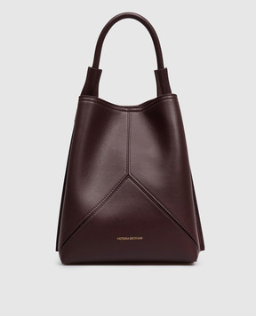 Victoria Beckham Burgundy leather bag Victoria B326AAC007564A
