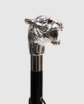 Pasotti Black Silver Tiger shoe horn PFPEXXCSF05
