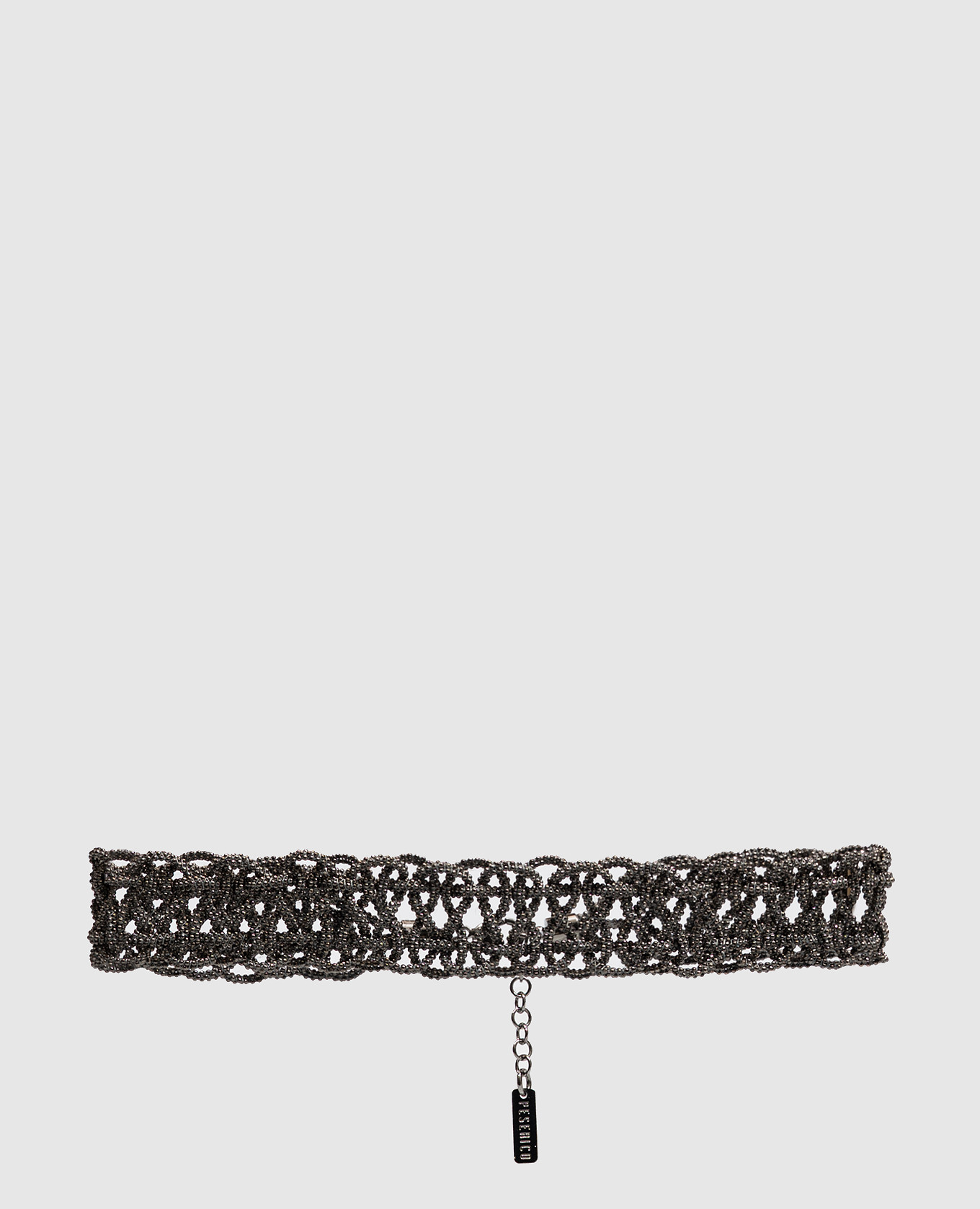 Gray choker Punto Luce