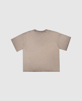 Maison Margiela MM6 Children's brown T-shirt with logo print M61114MM08T