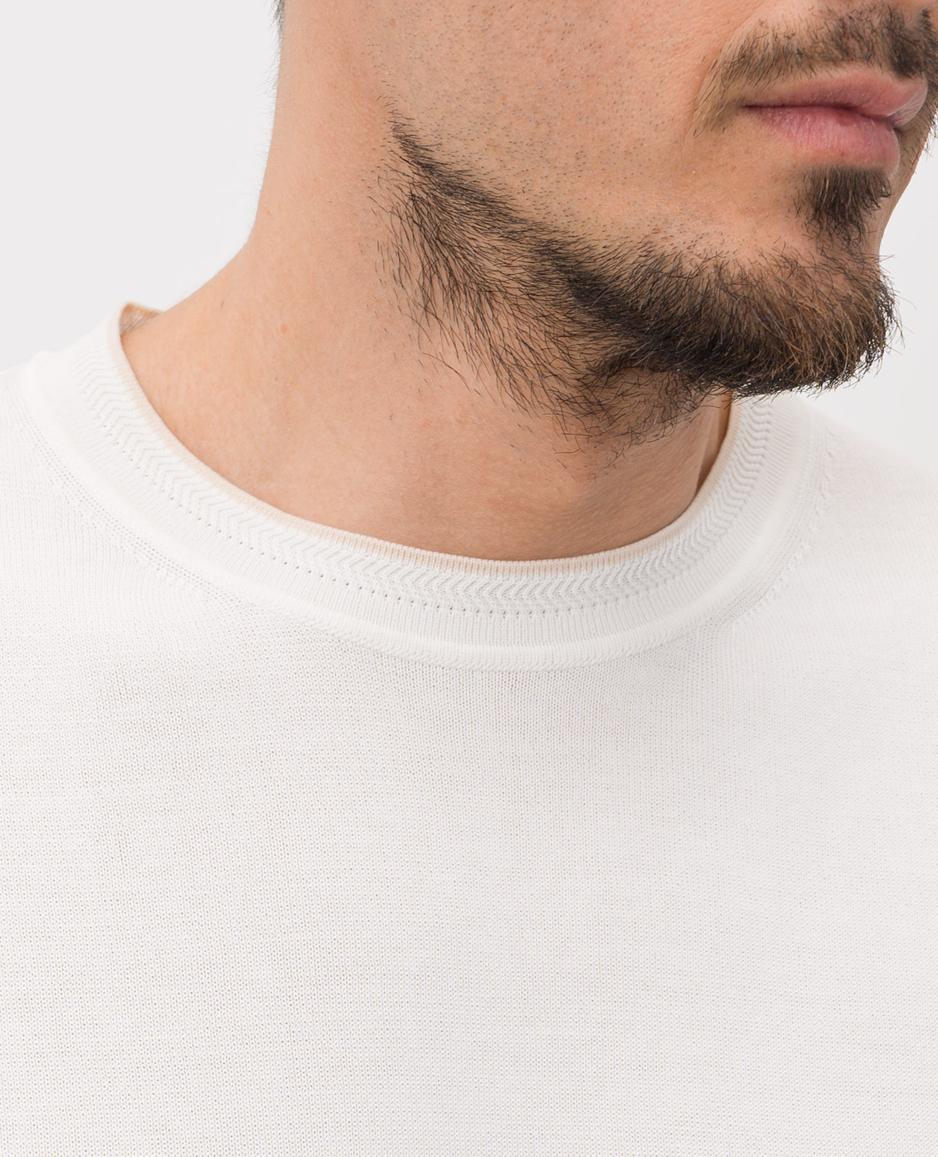 

White cotton T-shirt Canali