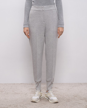 Peserico Grey wool joggers P04375J03122A
