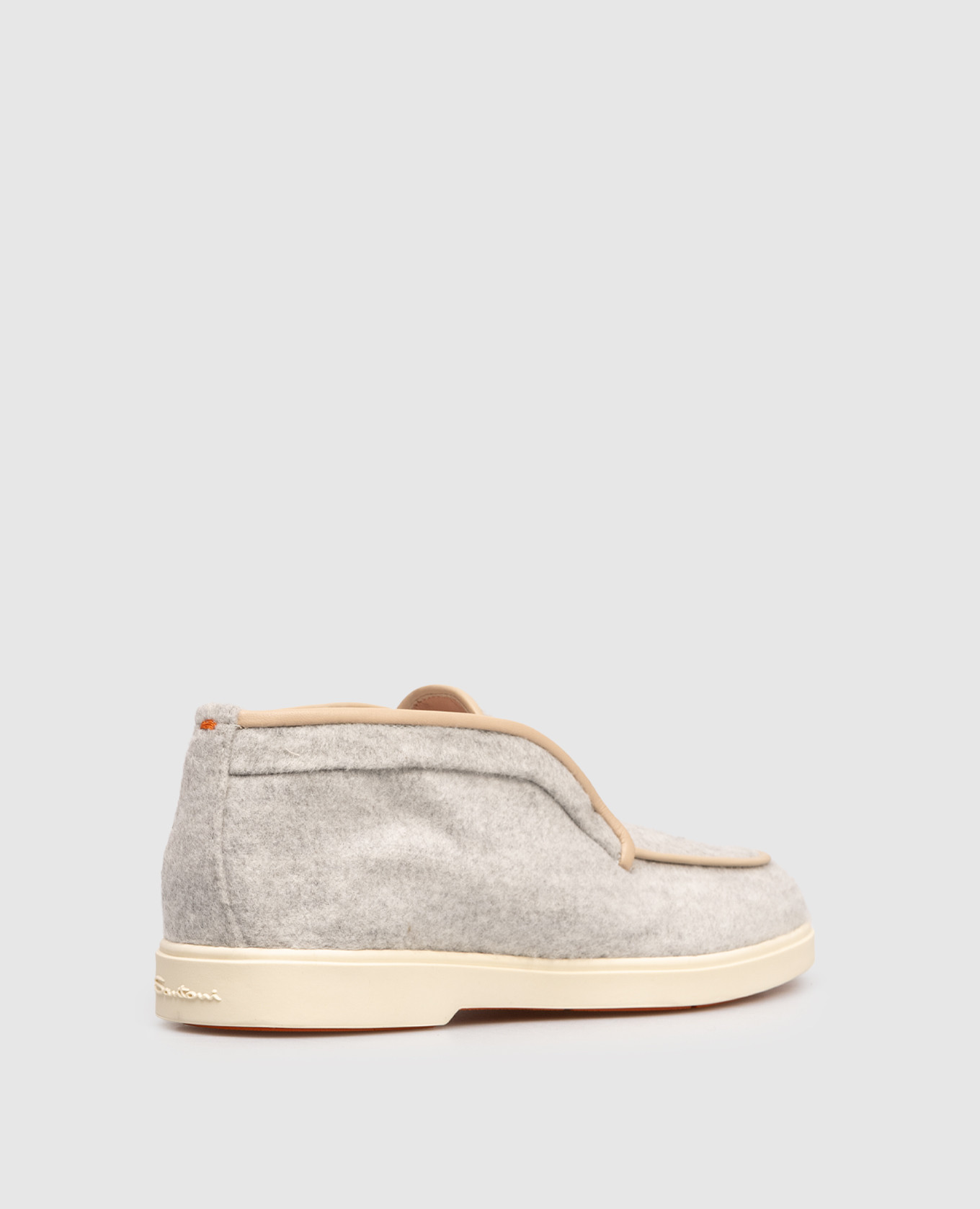 

Gray desserts with logo Santoni, Grey