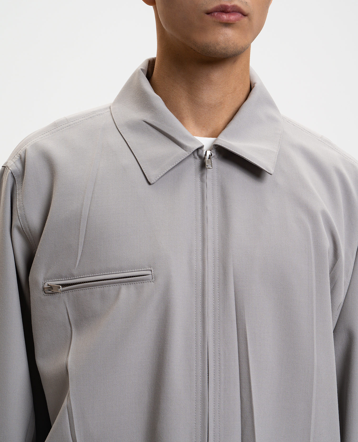 

Gray jacket with wool Maison Margiela MM6, Grey