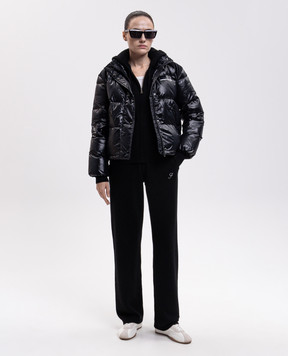 Sporty & Rich Black down jacket OW06182315BA04
