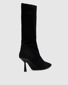 AGL Black suede ankle boots ALLA ALLASTRETCHSUEDEim