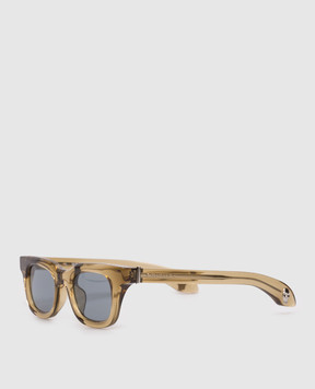 Alexander McQueen Beige Skull Sunglasses 861677J0749