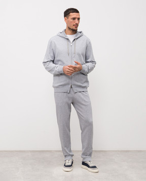 Brunello Cucinelli Melange grey sports jacket MW8639069G