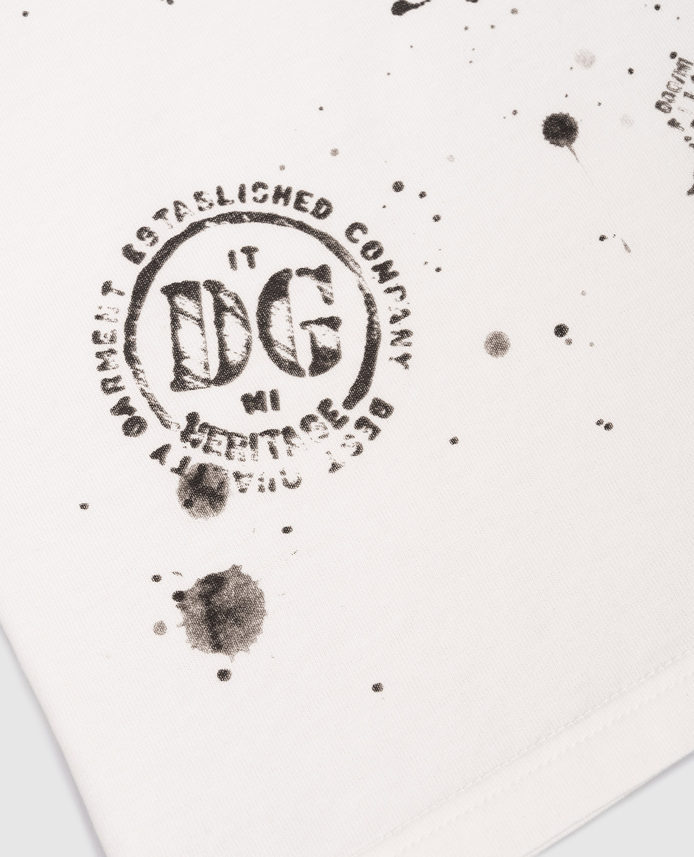 

Children's white T-shirt with branded print Dolce&Gabbana