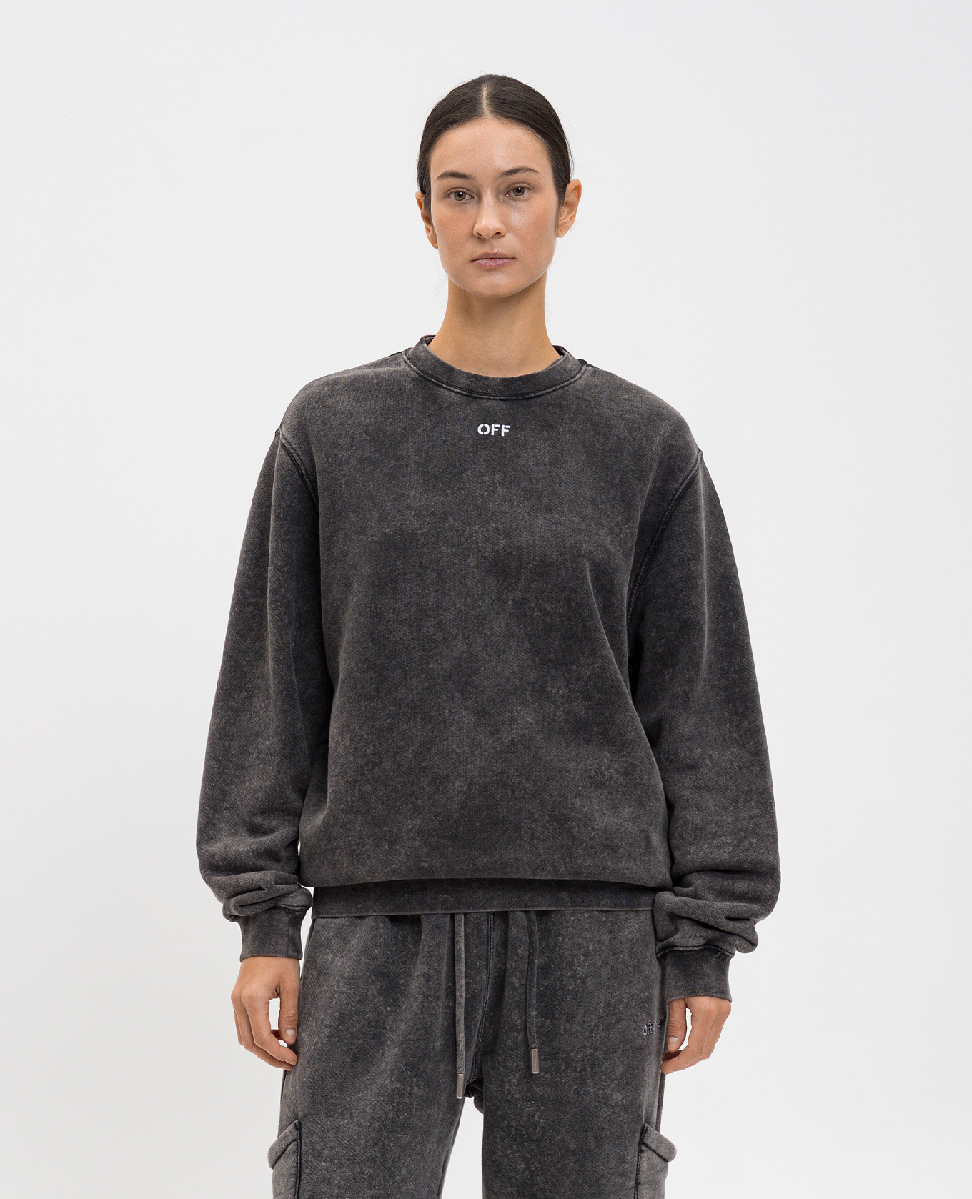 

Gray sweatshirt with print Off-White, Grey