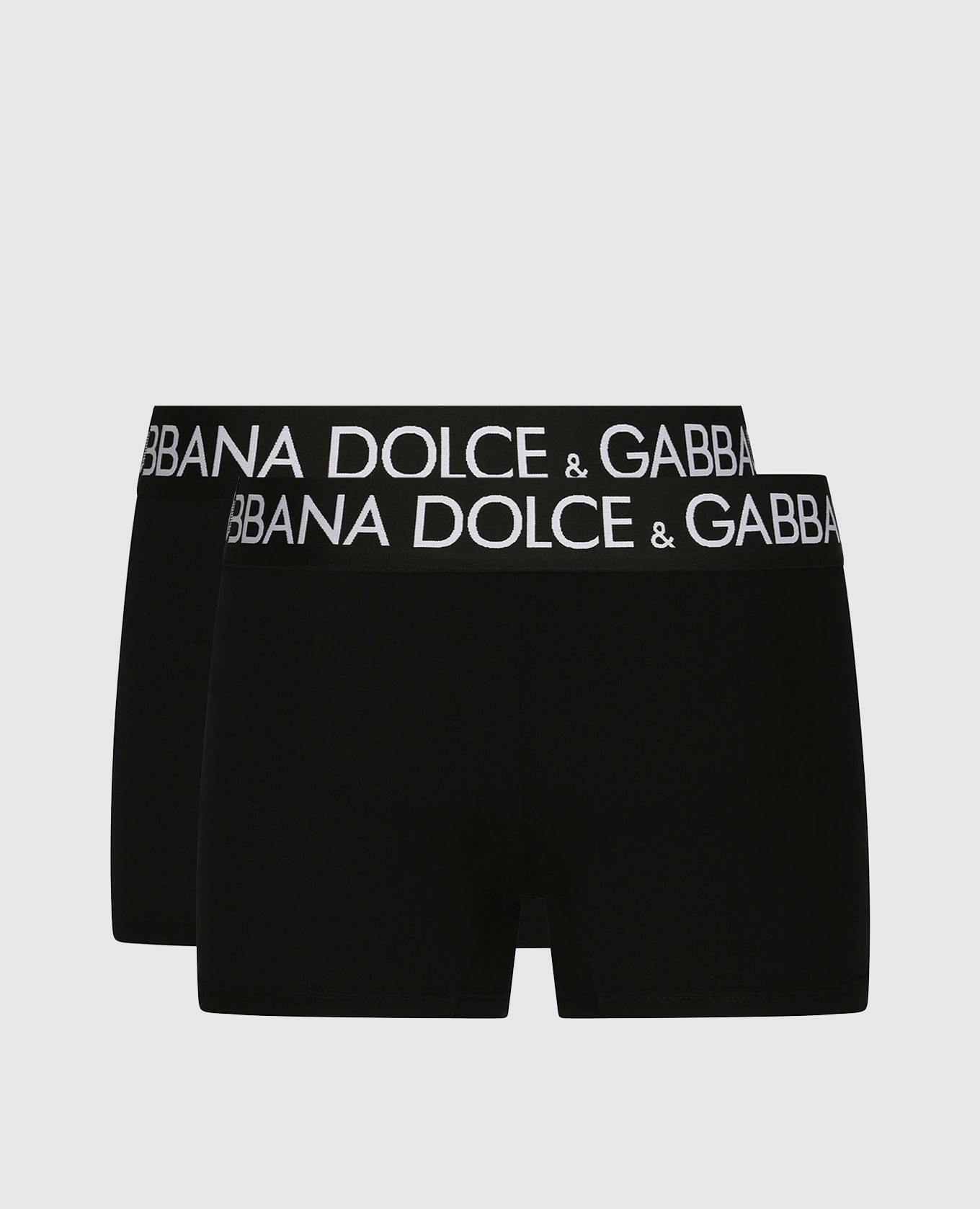 

Set of black boxer briefs with contrasting logo Dolce&Gabbana