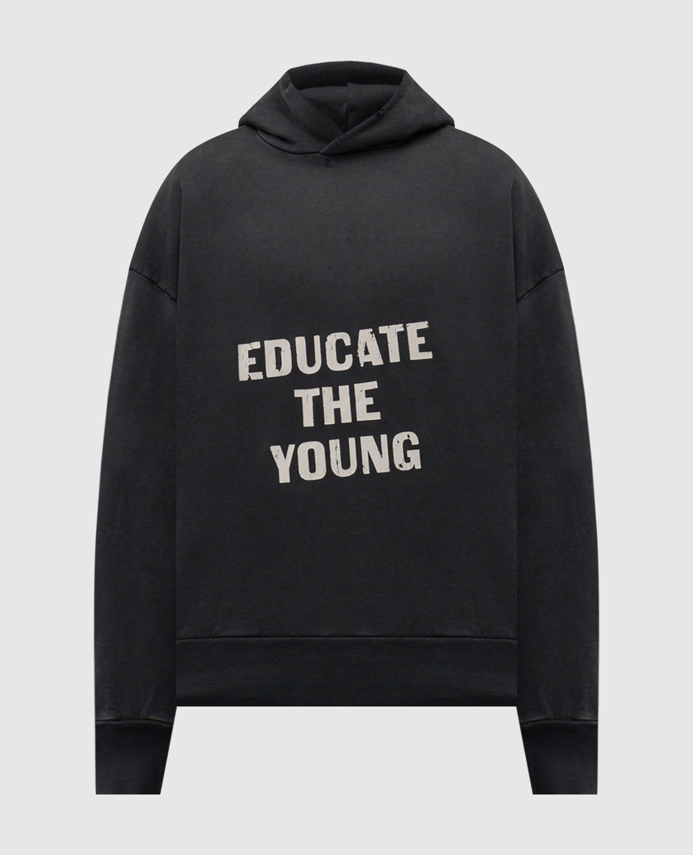 

Educate black hoodie with vintage effect Fear of God