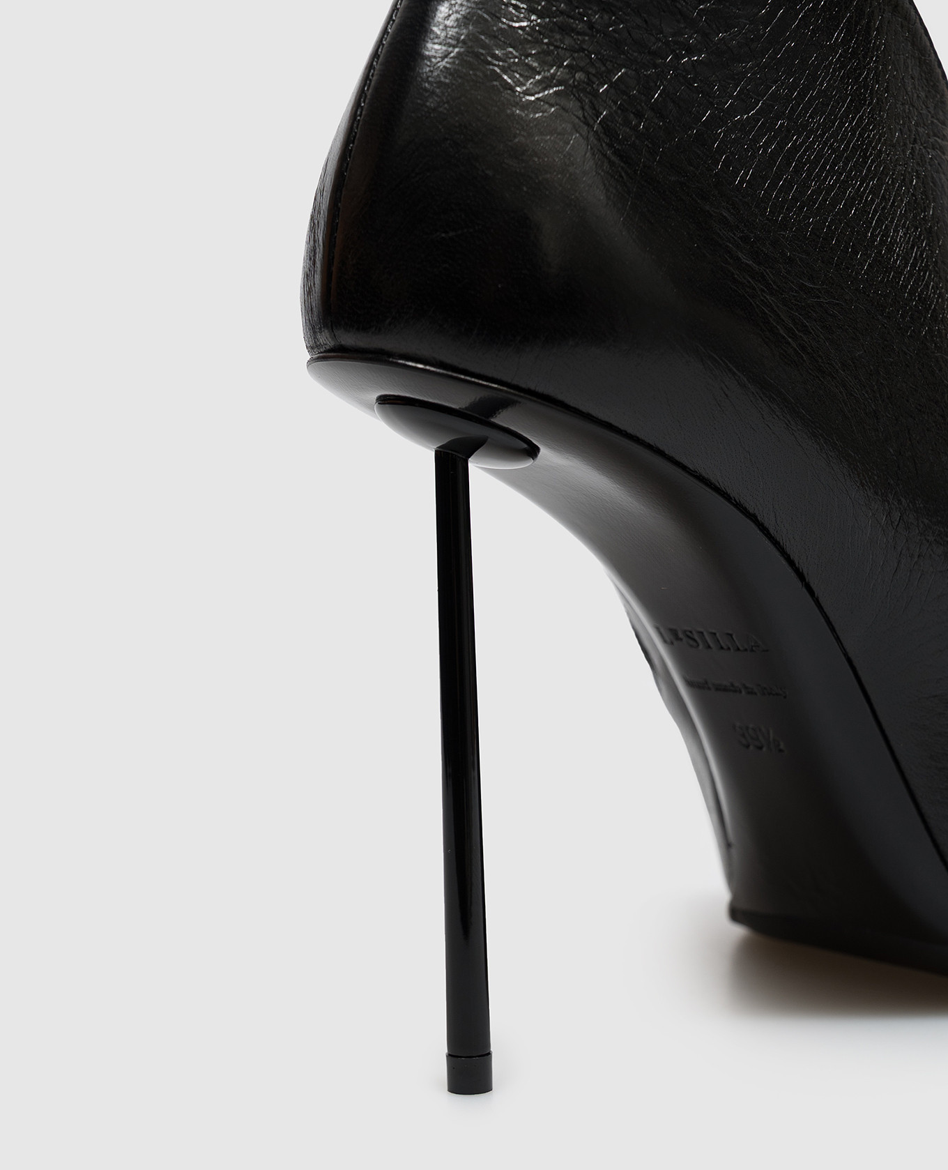 Black leather shoes FUTURA Le Silla 5