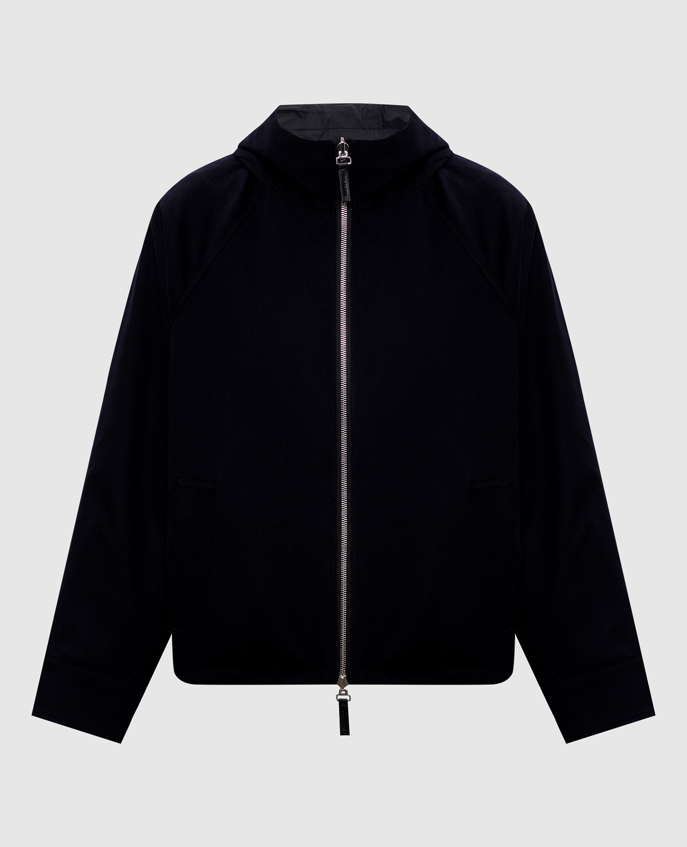 

Reversible jacket with wool and cashmere Yves Salomon Army, Black