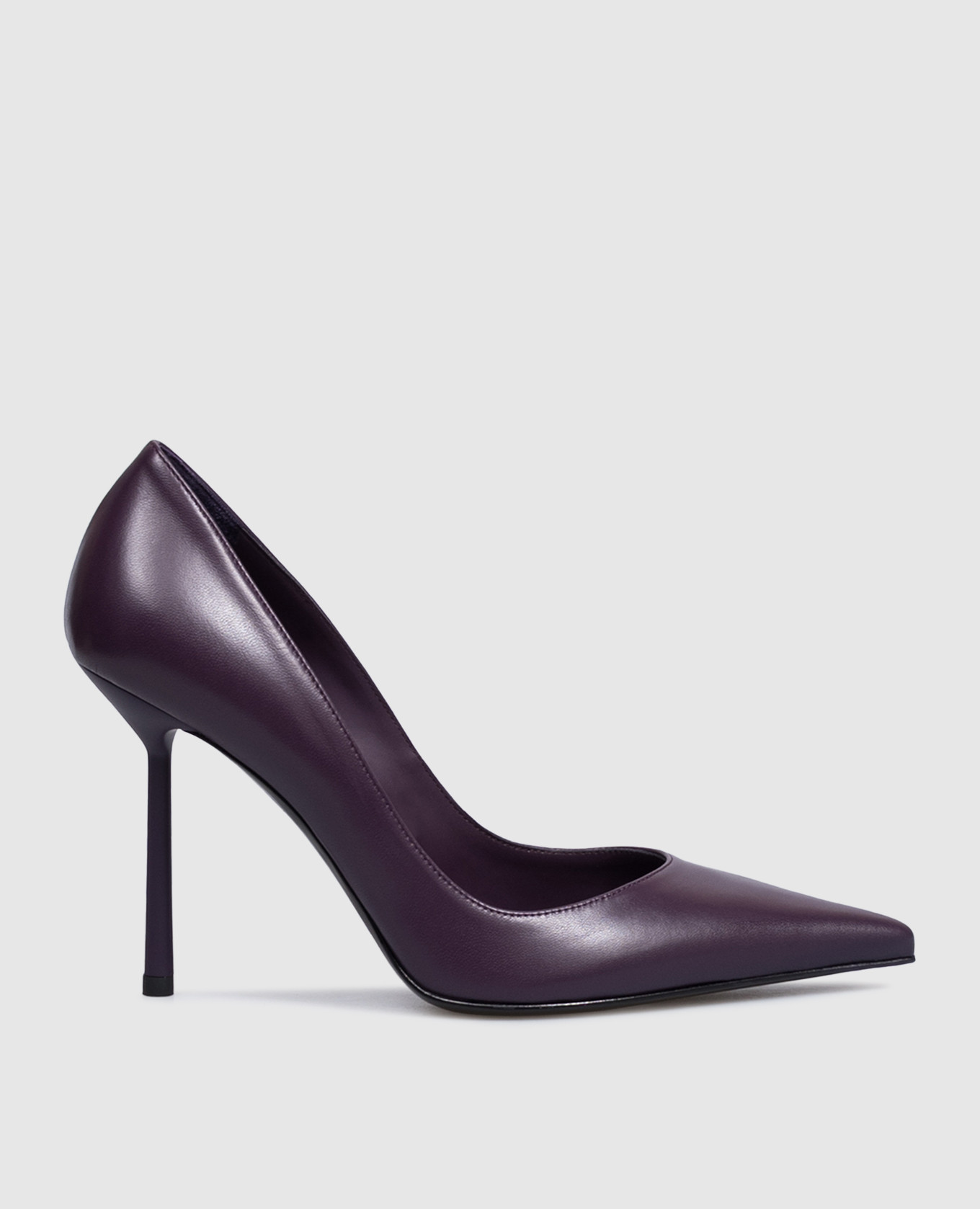 Bella purple leather shoes