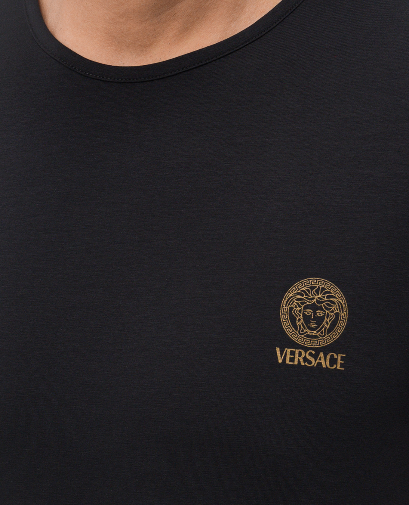 

Set of T-shirts with logo print Versace, White