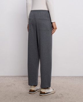 Brunello Cucinelli Gray sweatpants MN05NB2X99