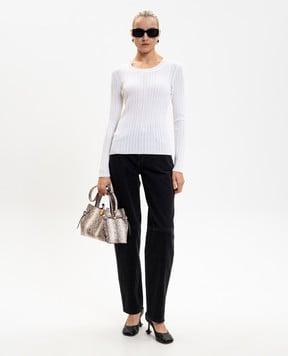 PROENZA SCHOULER Fedda white ribbed wool jumper R2617314KY415