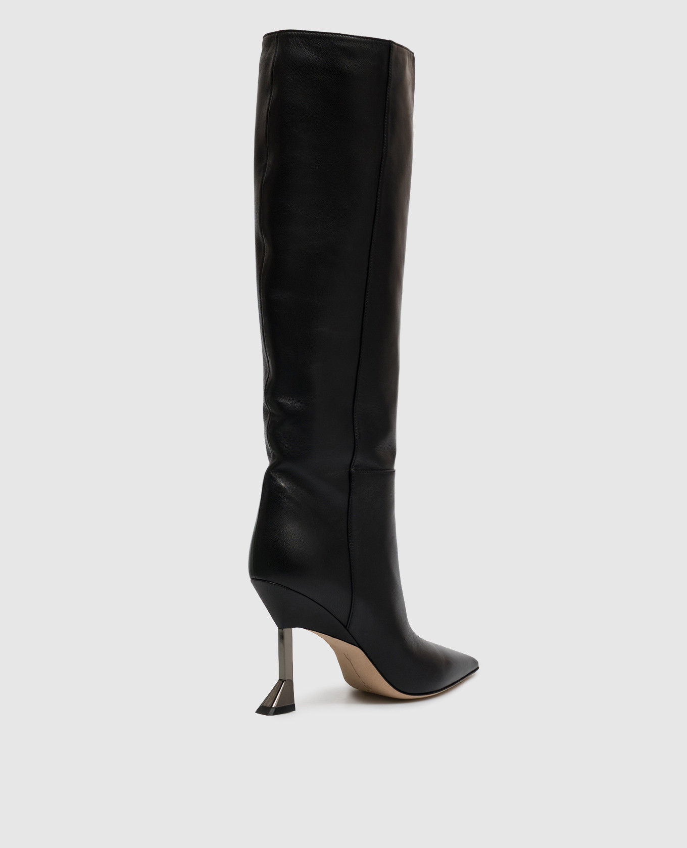 Amber black leather boots Benedetta Boroli 3