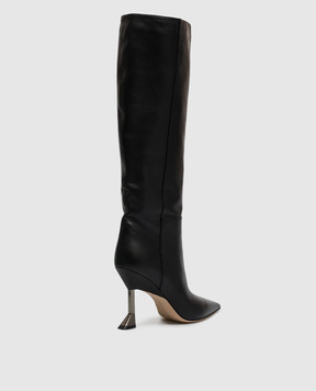 Benedetta Boroli Amber black leather boots AMBER