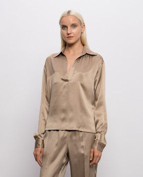 Tom Ford Beige silk blouse TS2144FAX1720