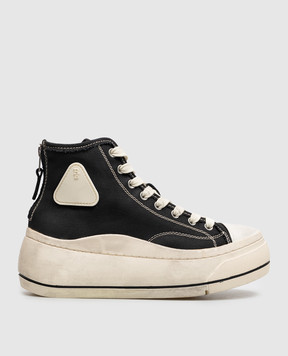 R13 Black high tops R13S5029001