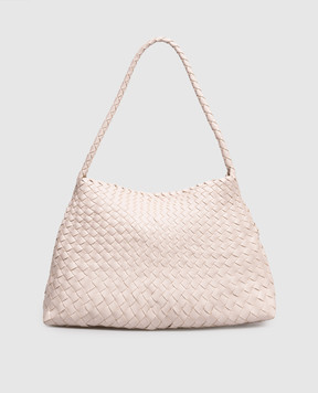Dragon Pink leather woven bag Santa Maria DGS68700