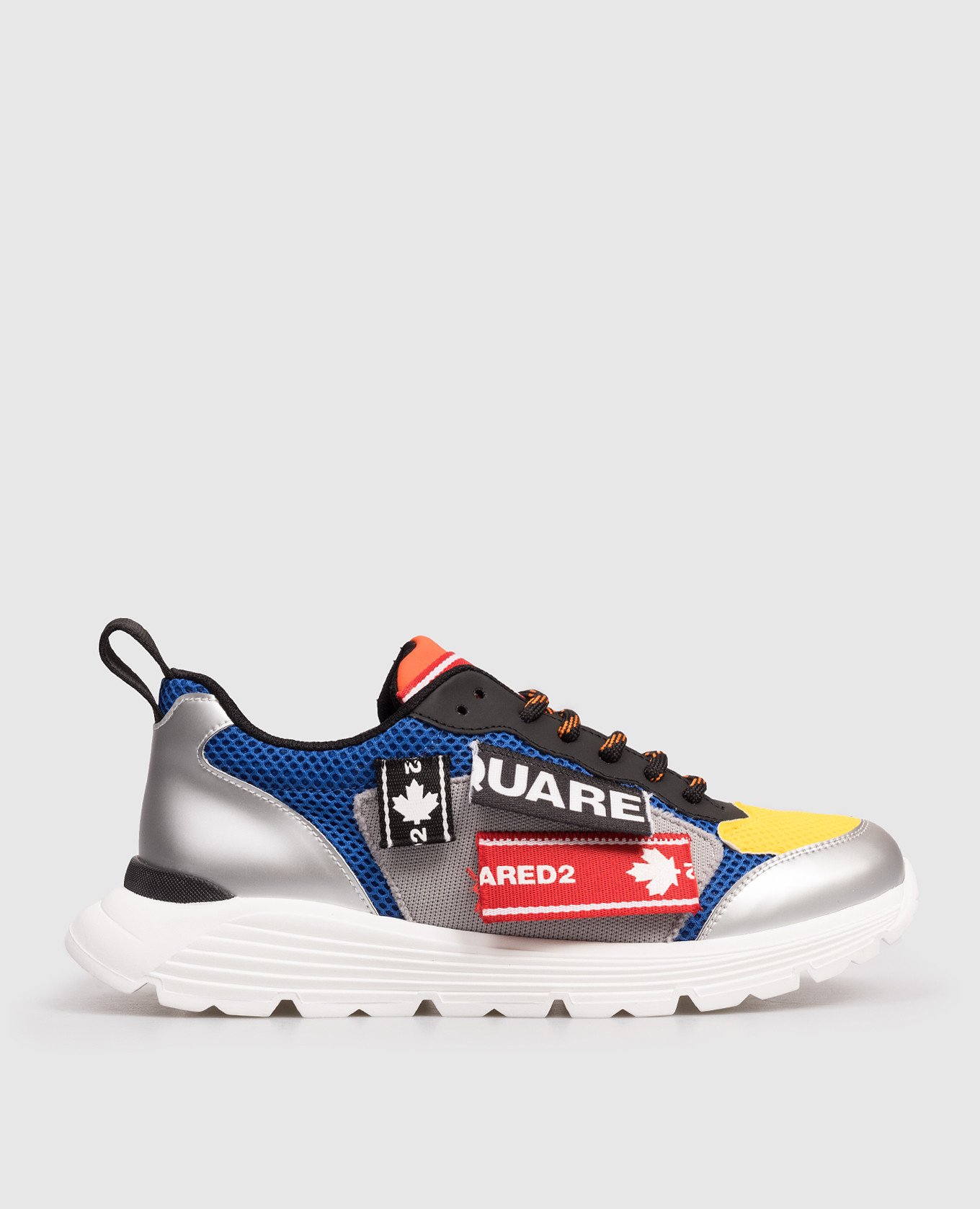 

Children's sneakers with logo patches DSQUARED2, White