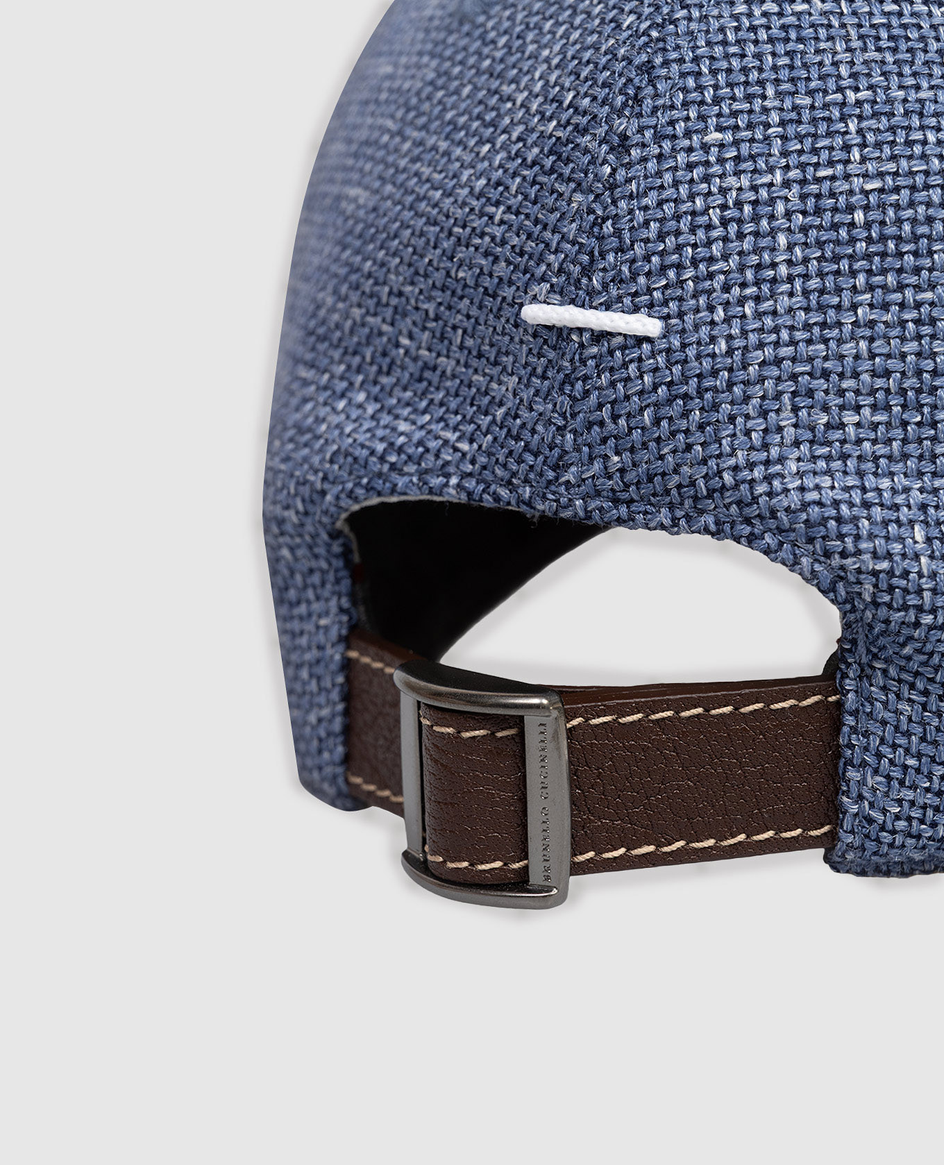 

Children's blue cap made of wool, silk and linen Brunello Cucinelli