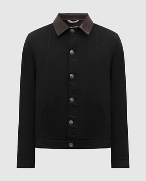 Brunello Cucinelli Black denim jacket M277P6911