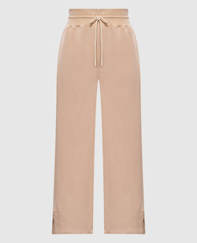 Twinset Beige sweatpants with logo embroidery 261TP2171
