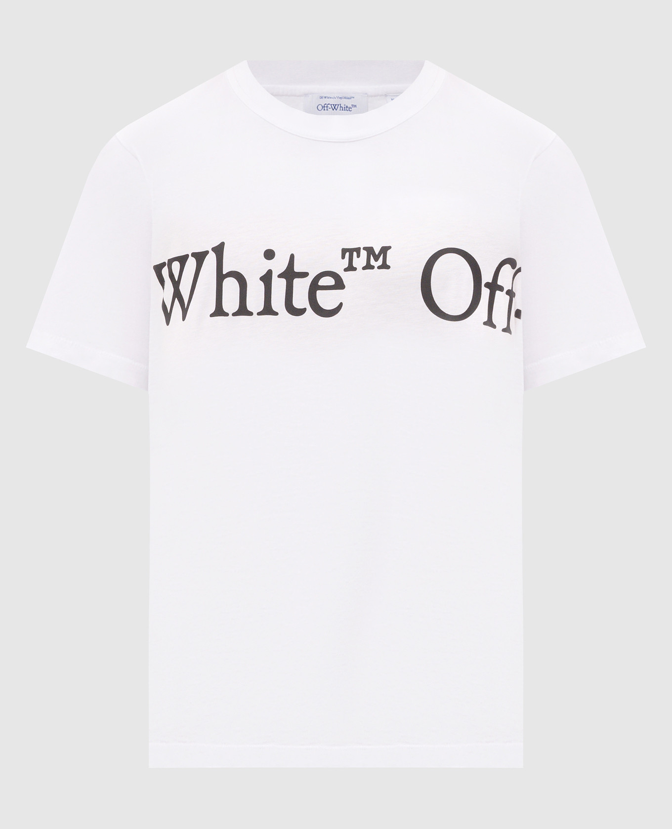 White T-shirt with contrast logo print