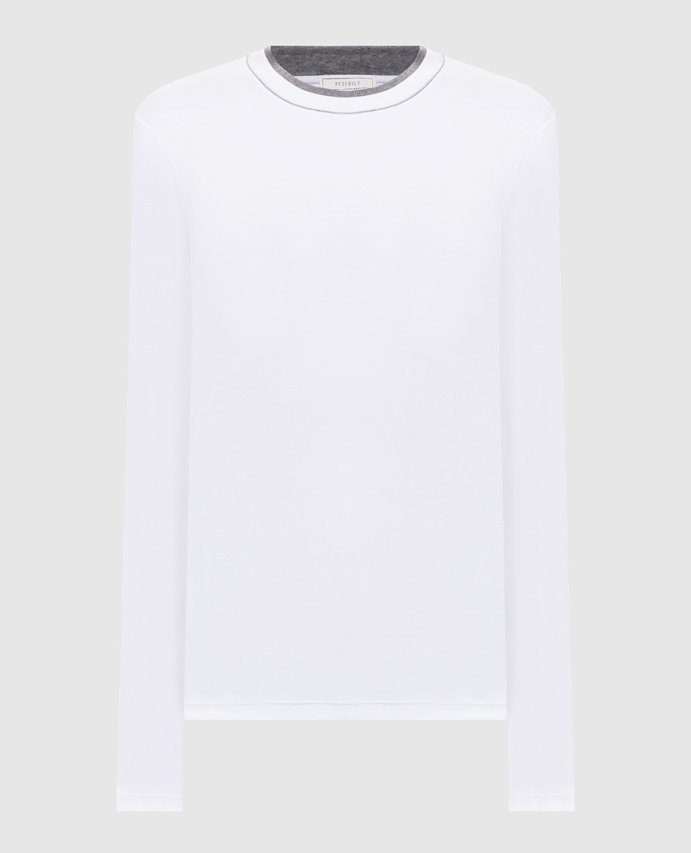White ribbed long sleeve