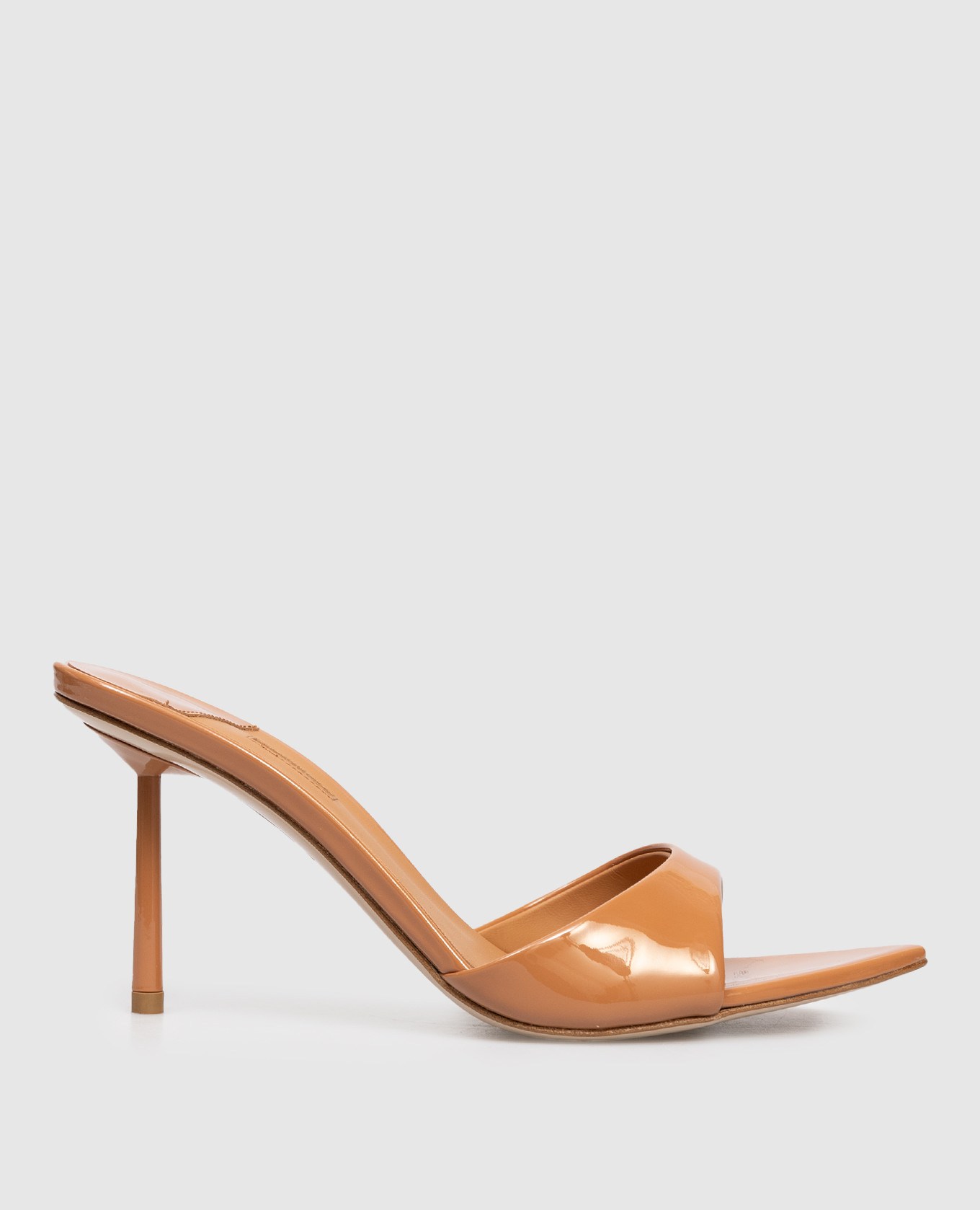 

BELLA brown patent leather mules Le Silla