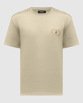 Stefano Ricci Green T-shirt with logo MNH6104960TE0001